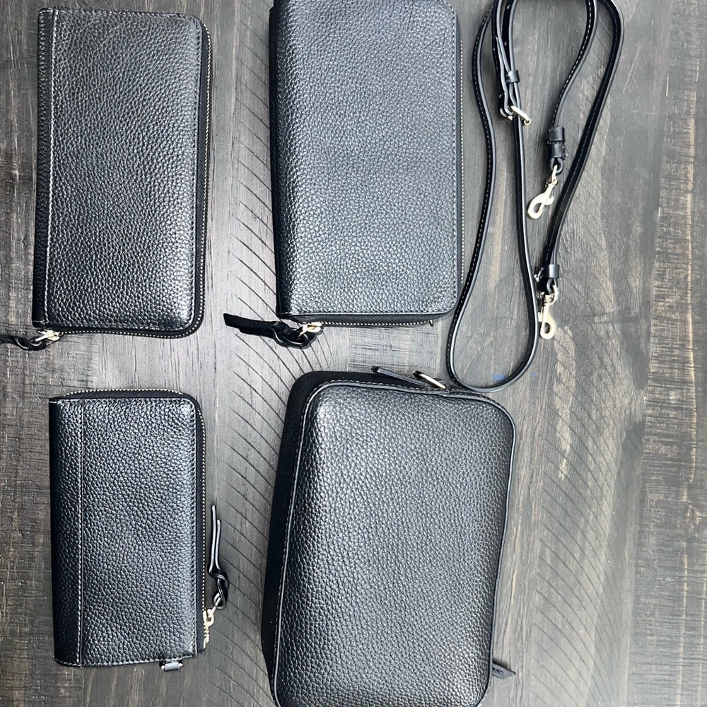 Dooney & Bourke Black Clutch and Wristlet Set - Picture 2 of 10